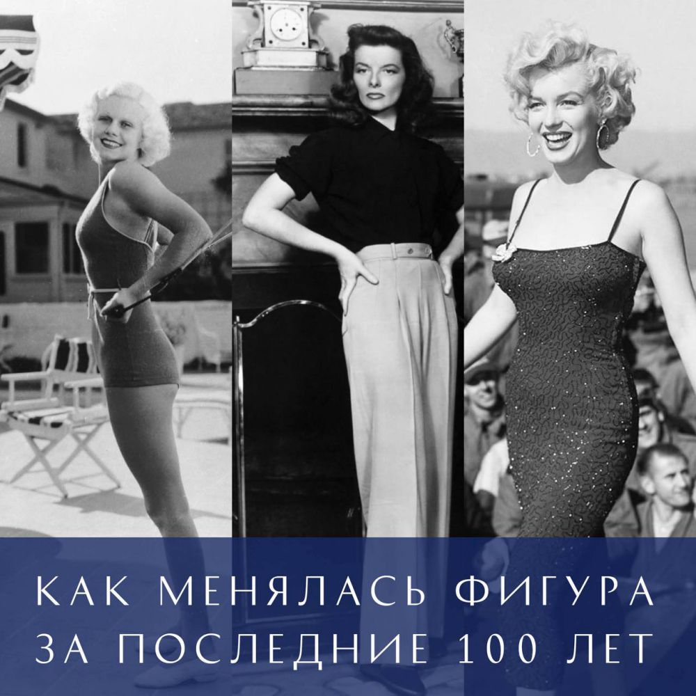 Как менялась мода на женскую фигуру за последние 100 лет?