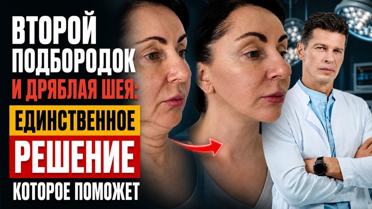 Второй подбородок и дряблая шея. Единственное решение, которое поможет