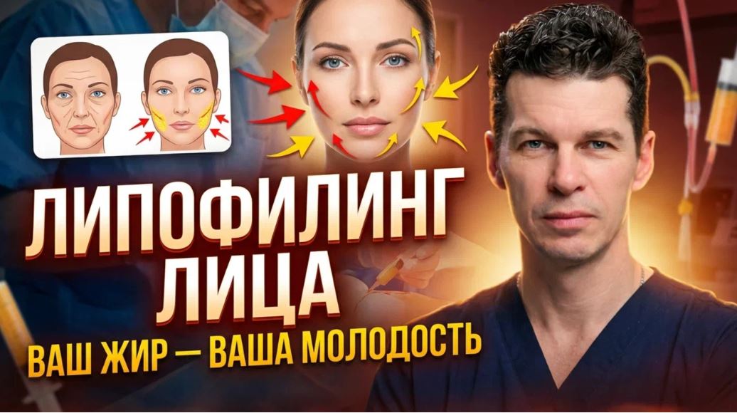 Липофилинг лица. Ваш жир - ваша молодость.