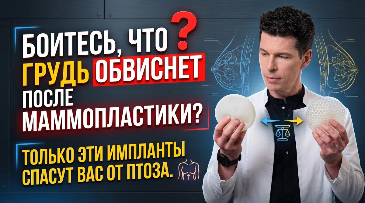 Боитесь, что грудь обвиснет после маммопластики