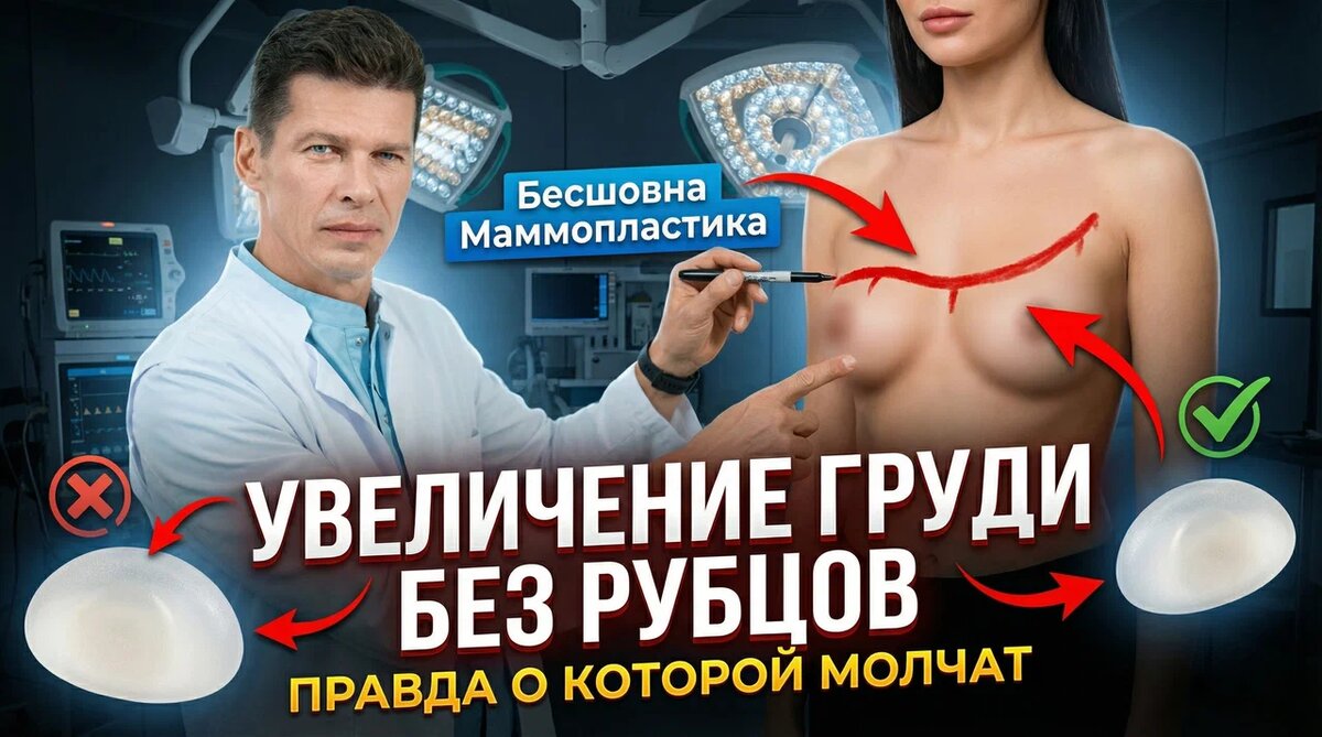 Увеличение груди без рубцов. Правда о которой молчат